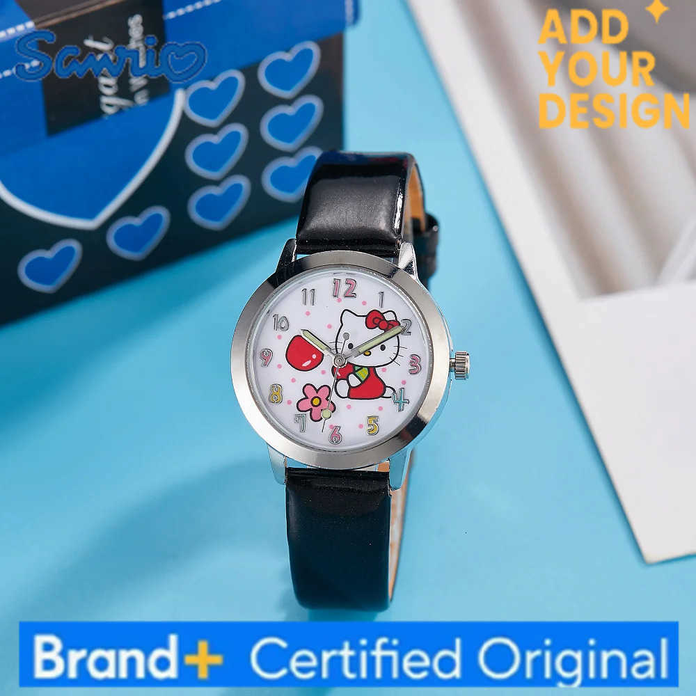 Sanrio Hello Kitty children Watches Kawaii Quartz Casual Fashion kid WristWatch Women Girl Children Birthday Gifts H251223