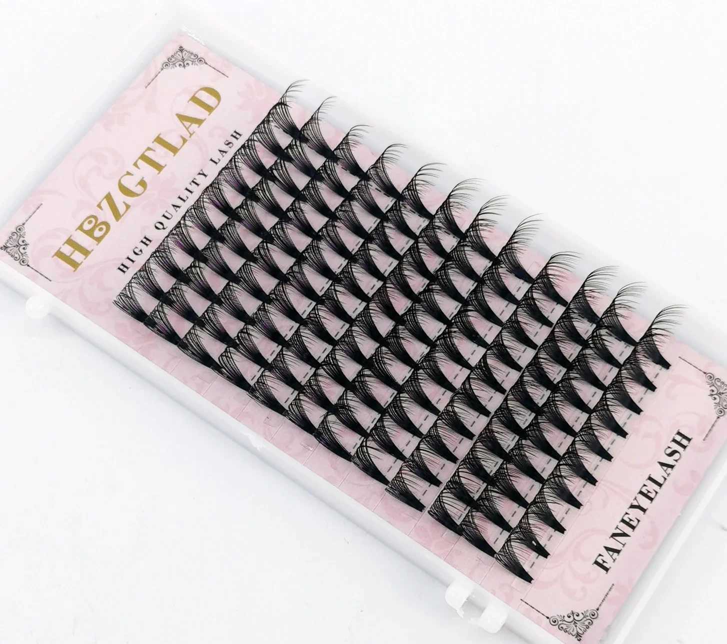 HBZGTLAD Lashes 12/16 Lines Premade Volume Fans 20D Lashes Russian Volume Eyelash Extensions Pre made Lash Extension Faux MinkT251223