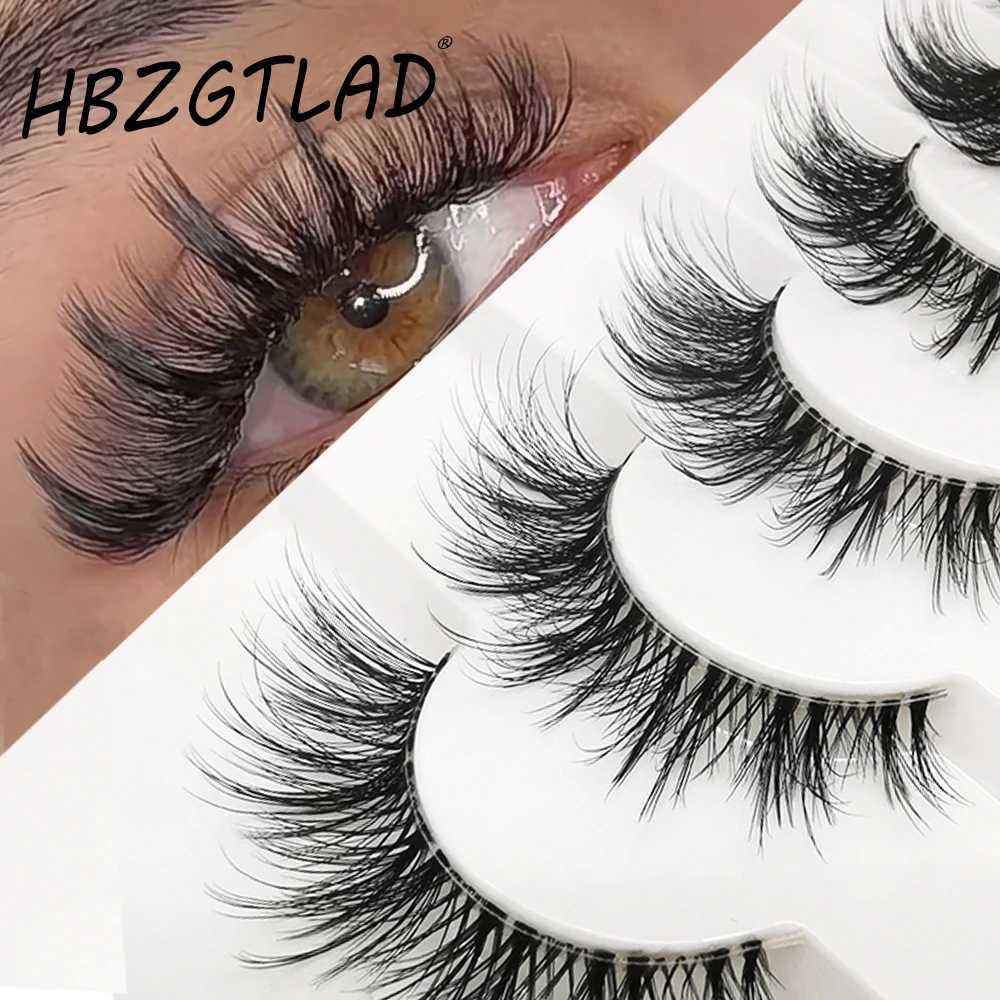 7 pairs of cat eye eyelashes artificial mink eyelashes natural appearance smart mink eyelashes full eyelashesT251223