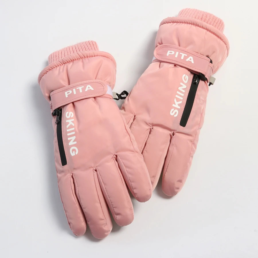 WOMENS Professional Winter Warm Skiing Gloves Snow Waterproof Motorcycle Smile 506 Touch Screen 251223