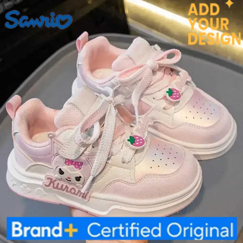 Sanrio Girl Kuromi Sports Shoes Tennis Shoes New Hello Kitty Kawaii Child Cartoon Breathable Casual Shoes Cute Fashion Gift H2512231