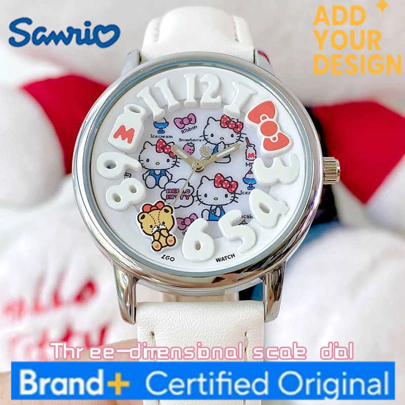 Sanrio Hello Kitty Womens Watch fashionable luminous waterproof quartz watch for girls and students gift 2130 H251223