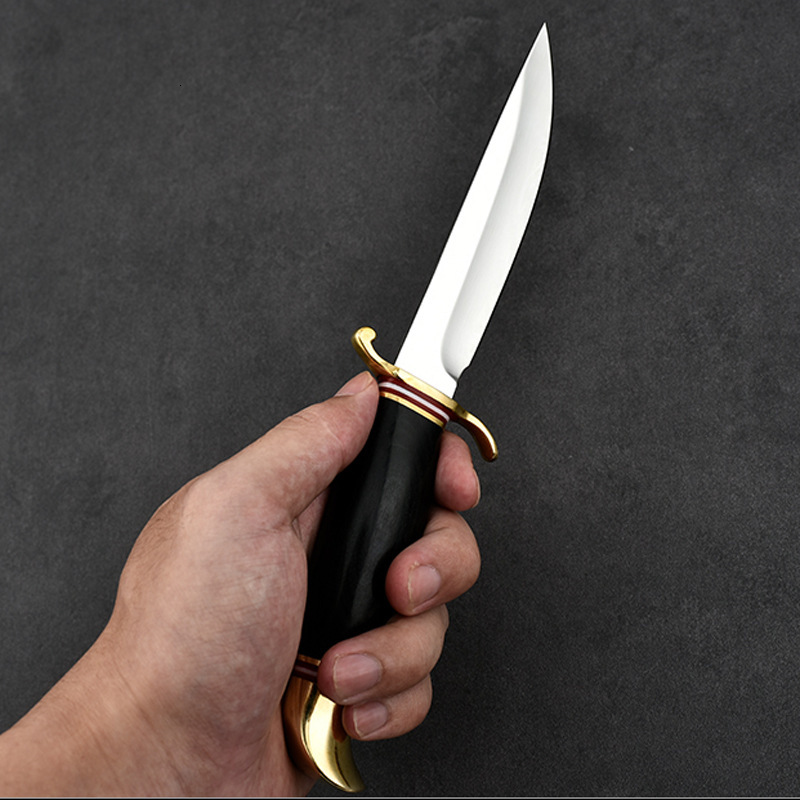 Russian Nkvd Ussr Finka NKVD Outdoor Survival Hunting Knives D2 Blade Camping Fixed Blade Straight Tactical Knifes Utility Knife