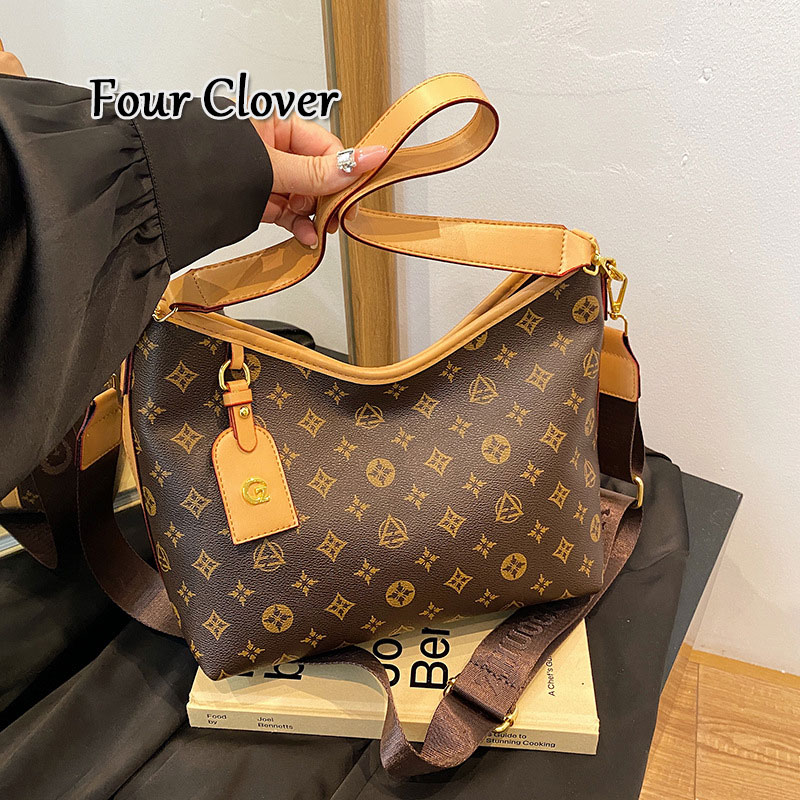 Luxury Handbag Women's Fashion Casual Underarm Tote Messenger Bag Free Shipping Vintage Print Handbag Large Capacity Minimalist Shoulder Crossbod