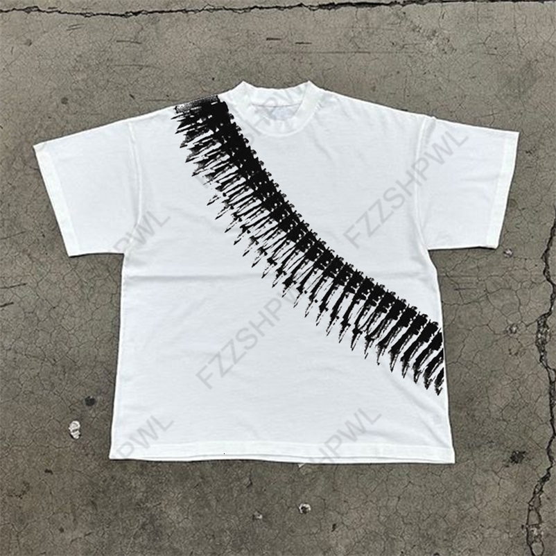 Hip Hop Punk Grunge Womens Mens Polo Shirt Casual Loose Graphic Printing T-Shirt Y2K Harajuku Gothic Aesthetic Streetwear 251215 - view 5
