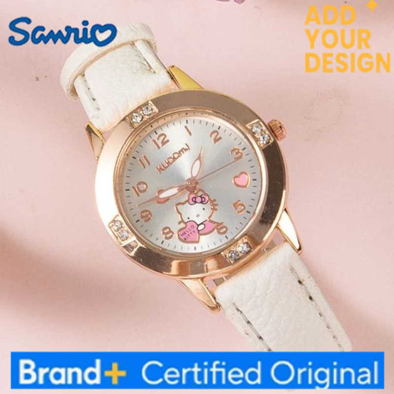 Sanrio Rose Gold Diamond Belt Watch Ladies Quartz Watch H251223