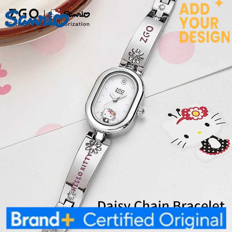 Sanrio New X Hello Kitty Watch For Schoolgirl Light Luxury Niche Ladies Bracelet Watches For Teenage High School Girls 2187 H251223