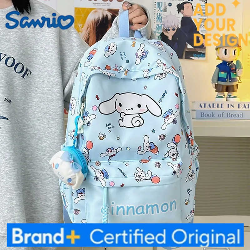 Sanrio Primary Secondary School Junior and Senior High School Students handbag hello kitty kuromi boy girl Schoolbag Backpack H251223