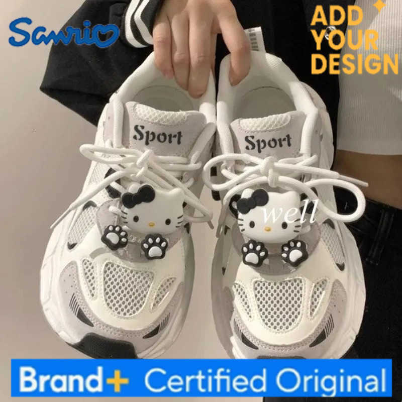 Sanrio Cute Cat Women Sports Shoes Casual Running Shoes Top Quality Breathable Platform Sneakers Fitness Trainers Female Vulcanize Shoe H251223