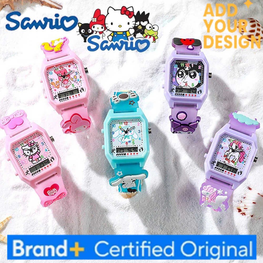 Sanrio Cartoon Hello Kitty Children watches Kuromi Melody digital watch Student Party Kids Girls Gifts Birthday Present H251223