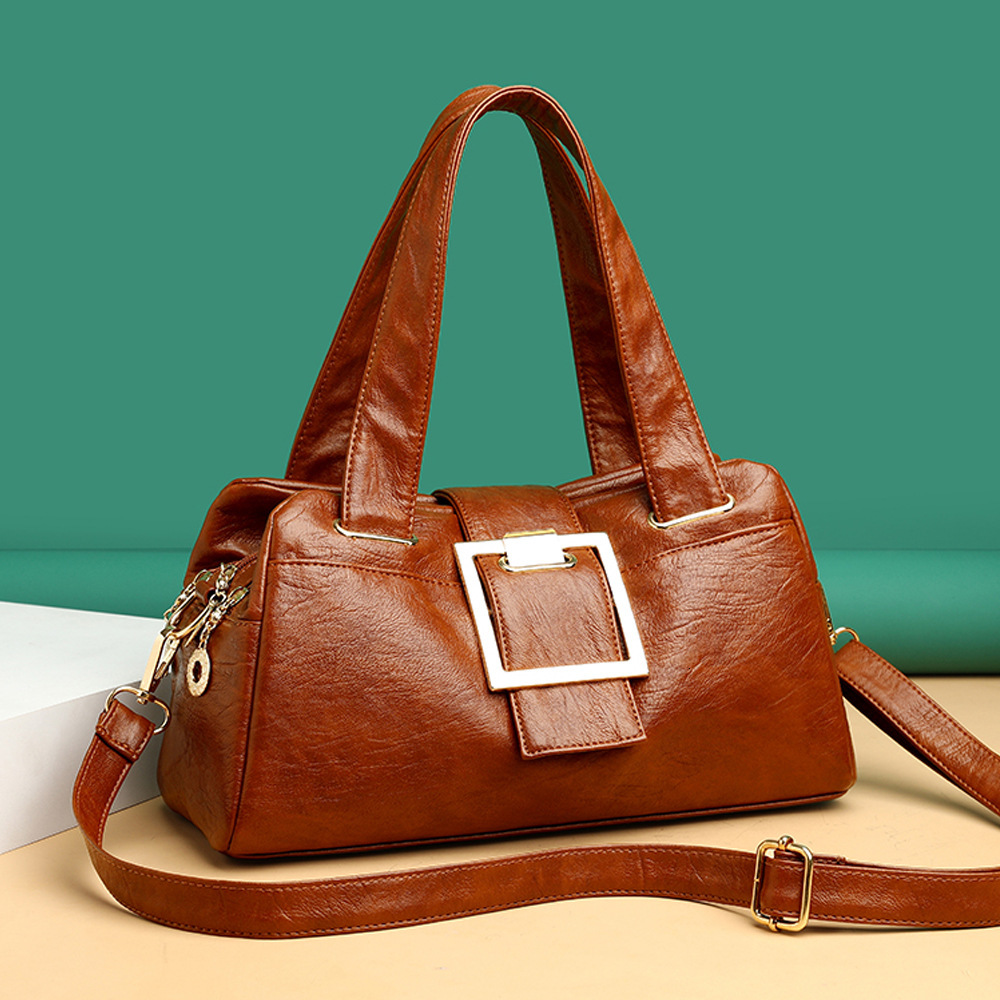 Designer Soft Leather Womens Handbag Large Capacity Multi Layer Crossbody Shoulder Bag European American Fashion Trend 1100368158