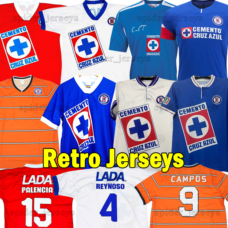 1996 CrUz AzUl Retro Soccer Jerseys 1997 99 Long sleeves CAMPOS REYNOSO HERMOSILLO PALENCIA 2002 08 Football Shirts goalkeeper 2019 20 Men Uniforms