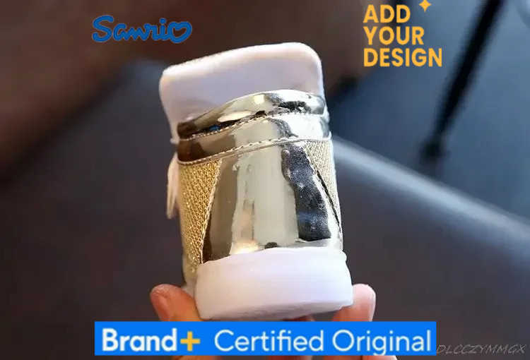 Sanrio New Disney Children Luminous Shoes Boys Girls Hello Kitty Shoes Flashing Lights Fashion Sneakers Toddler Little Kid LED Sneakers H2512231