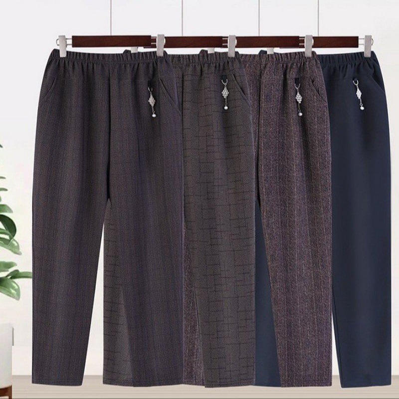 S-2xl Autumn Winter Plaid Wool Harem Pants Female Ankle-length High Waisted Pants Harem Pants Women Plus Trousers Women 201228