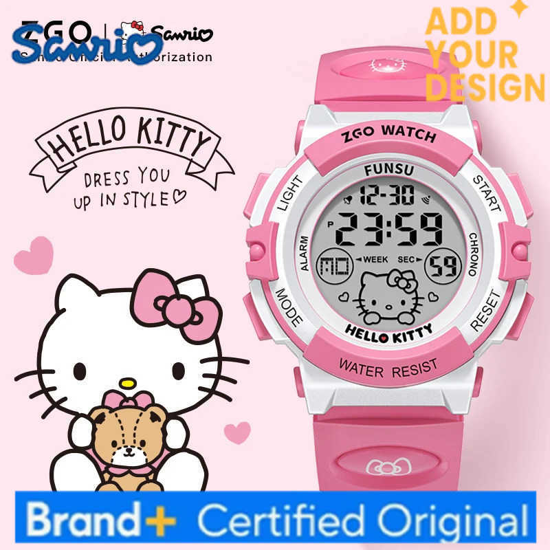 Sanrio Hello Kitty Kids Watch Girls Girl Child Primary School Student Waterproof Luminous Cute Electronic Watches Gift 3052 H251223