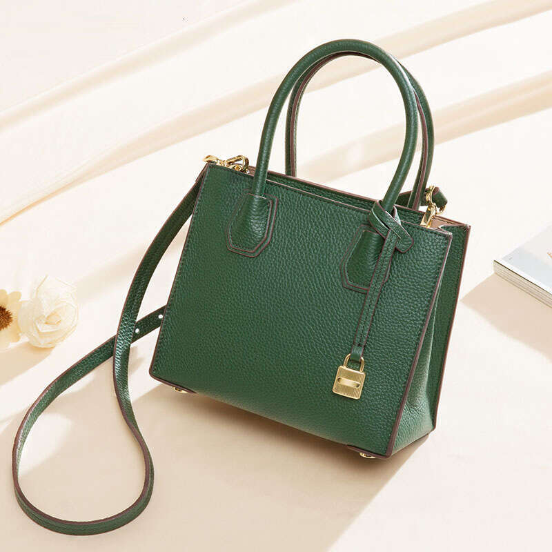 Luxury handbag Hobo new top cowhide leather women's celebrity style lock single handle single shoulder crossbody bag