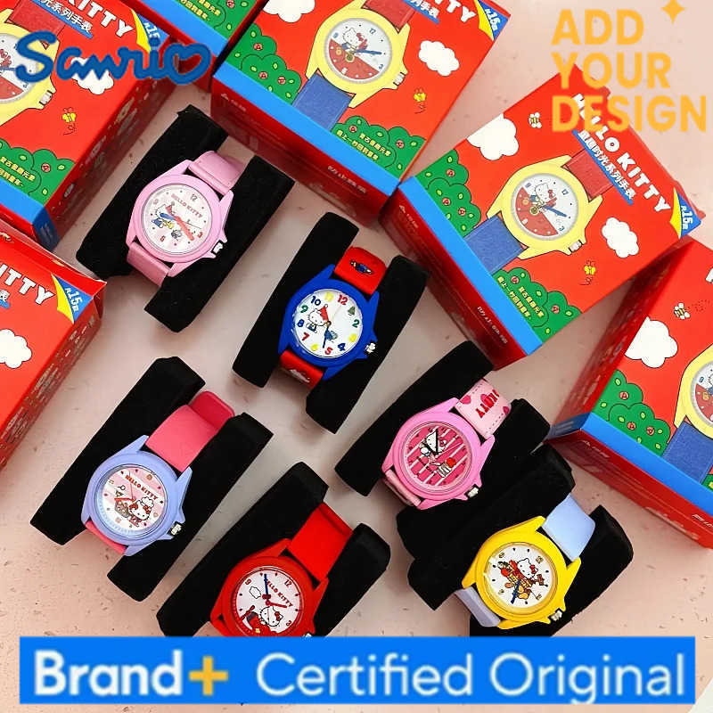 Sanrio Hello Kitty Collectible Mystery Watch Blind Box - Surprise Cartoon Watches Gift Set Unisex Birthday Gift Toys H251223