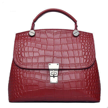 Luxury bag handbag Hobo new European and American style large capacity single shoulder crossbody crocodile pattern women's single handle leather