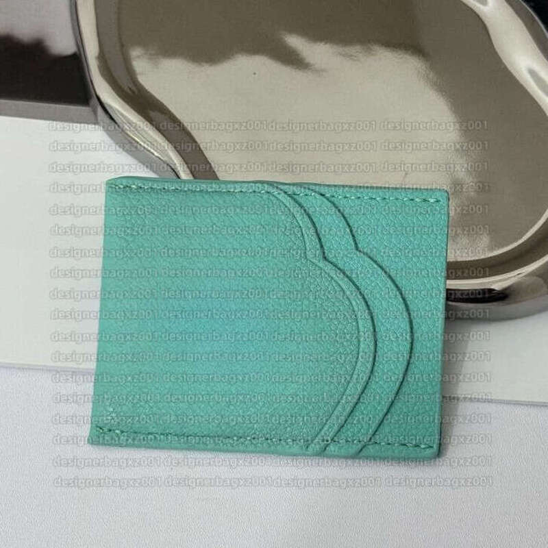 Fashion Card Holder Tiffany Bag Tiffanys Designer Bag Tiffanybag Small Leather Case Women Printed Driver License Slot Ultra Thin ID Sacoche Homme Handbag