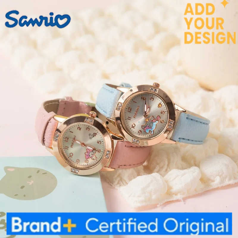 Sanrio Rose Gold Diamond Belt Watch Ladies Quartz Watch H251223