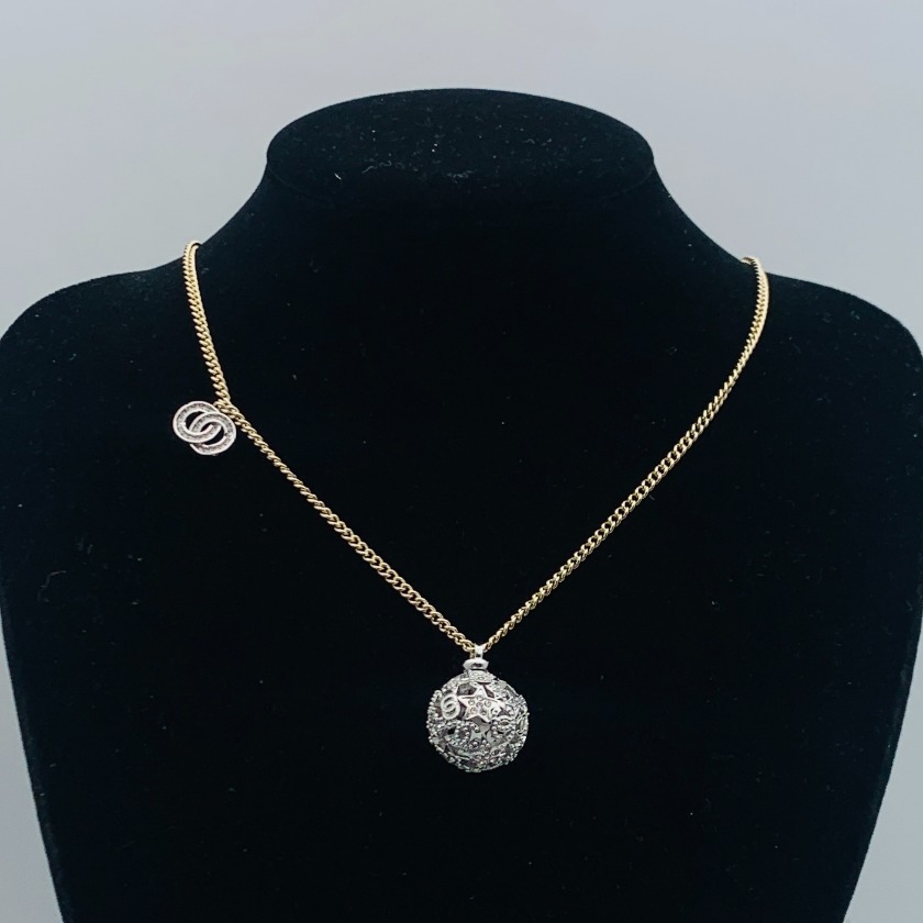 Heart Pendant Gold Toned Chain Necklace With Pearl Pink Bead Accents Daily Elegant Jewelry Gift For Her High Quality Stylish Accessory