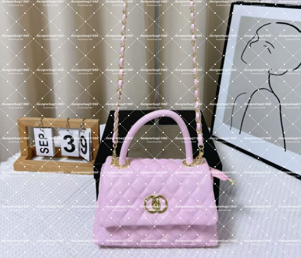 Designer bags Fashion women Chain Bag plaid flap caviar shouder handbag gold sier chain double letter solid color buckle square stripe lady messenger purse Hasp q55