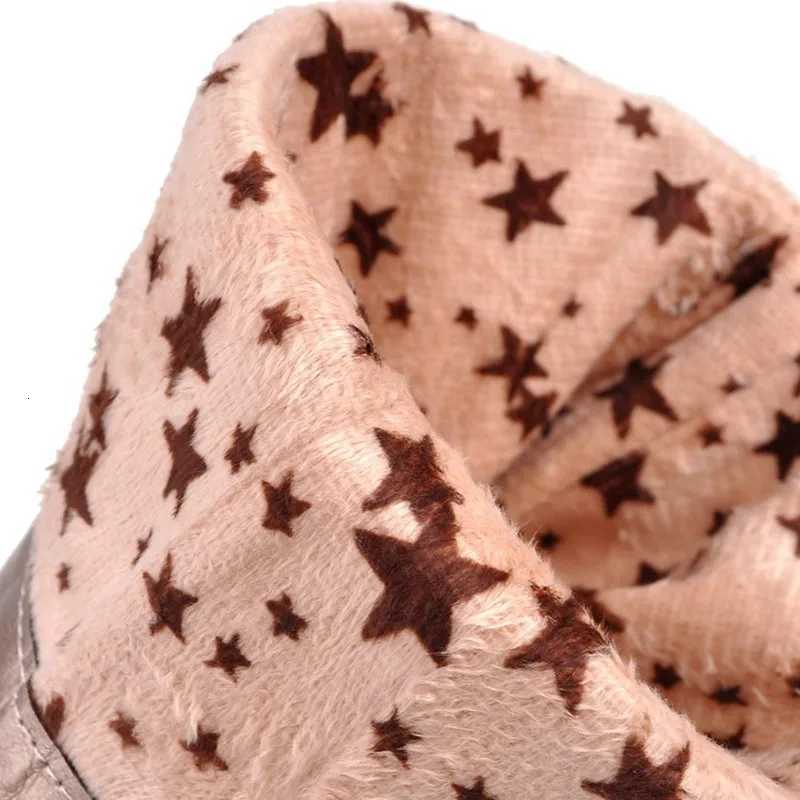 Lady Plus Size 32 33 43 26cm Black White Motorcycle Knee Boots Leather Pull On Long Botas High Heel Short Plus Warm Shoes WinterT251223