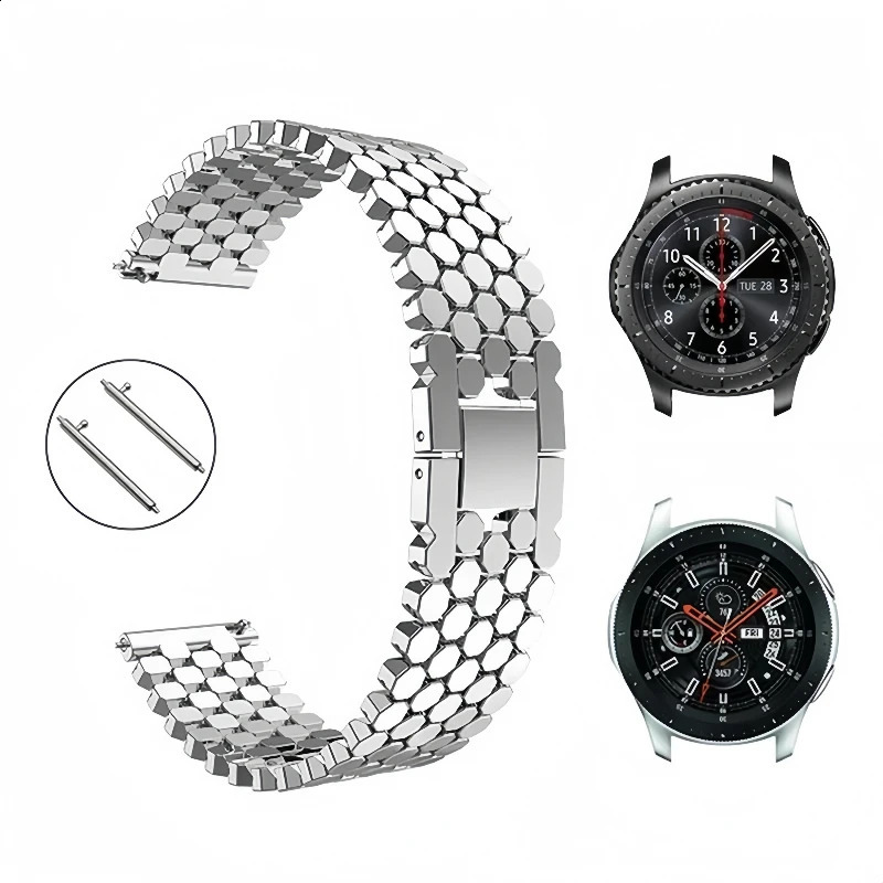 22mm 20mm Metal Strap for Samsung Galaxy Watch 7/FE/6/5/4 40mm 44mm Correas Bracelet for Huawei Watch GT2-3 42mm 46mm Band 251223