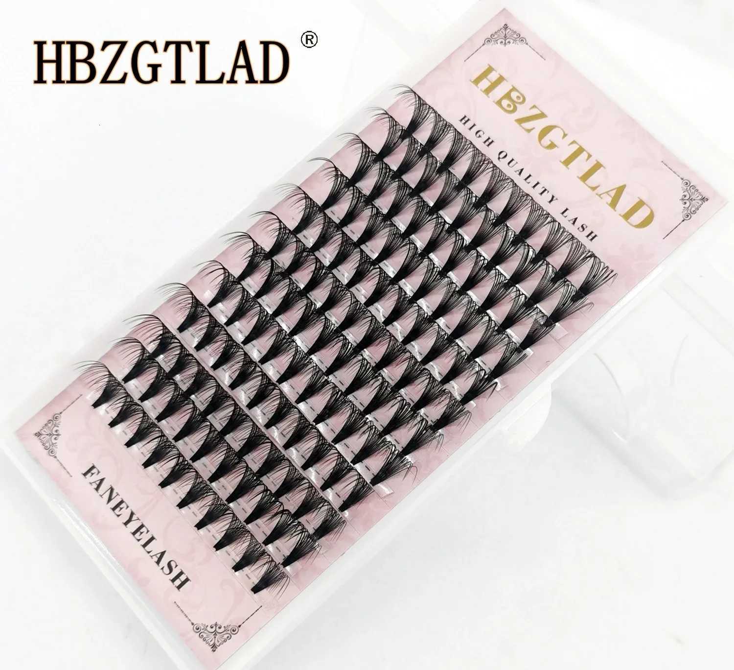 HBZGTLAD Lashes 12/16 Lines Premade Volume Fans 20D Lashes Russian Volume Eyelash Extensions Pre made Lash Extension Faux MinkT251223