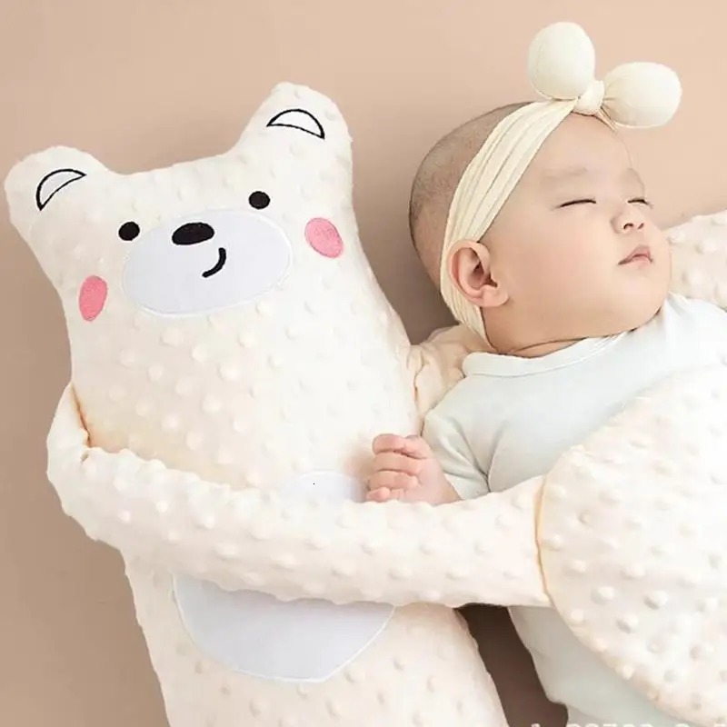65cm Remote Control Electric Baby Sleep Toy Cartoon Bear Shaped Plush Soothing Dolls Automatic Tapping Comfort Pillow for Infant 251222