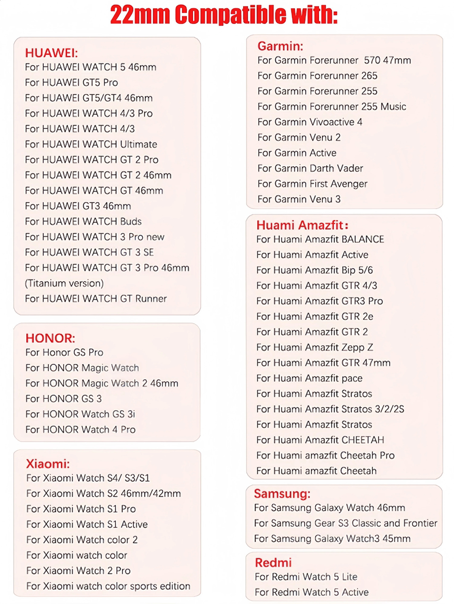 22mm 20mm Metal Strap for Samsung Galaxy Watch 7/FE/6/5/4 40mm 44mm Correas Bracelet for Huawei Watch GT2-3 42mm 46mm Band 251223