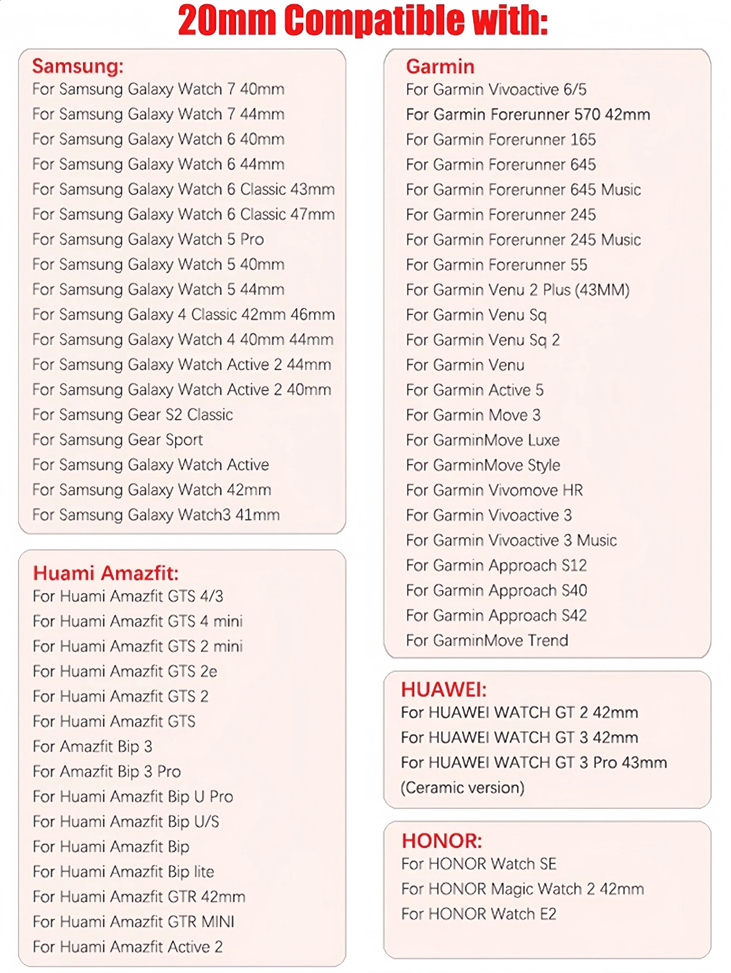 22mm 20mm Metal Strap for Samsung Galaxy Watch 7/FE/6/5/4 40mm 44mm Correas Bracelet for Huawei Watch GT2-3 42mm 46mm Band 251223