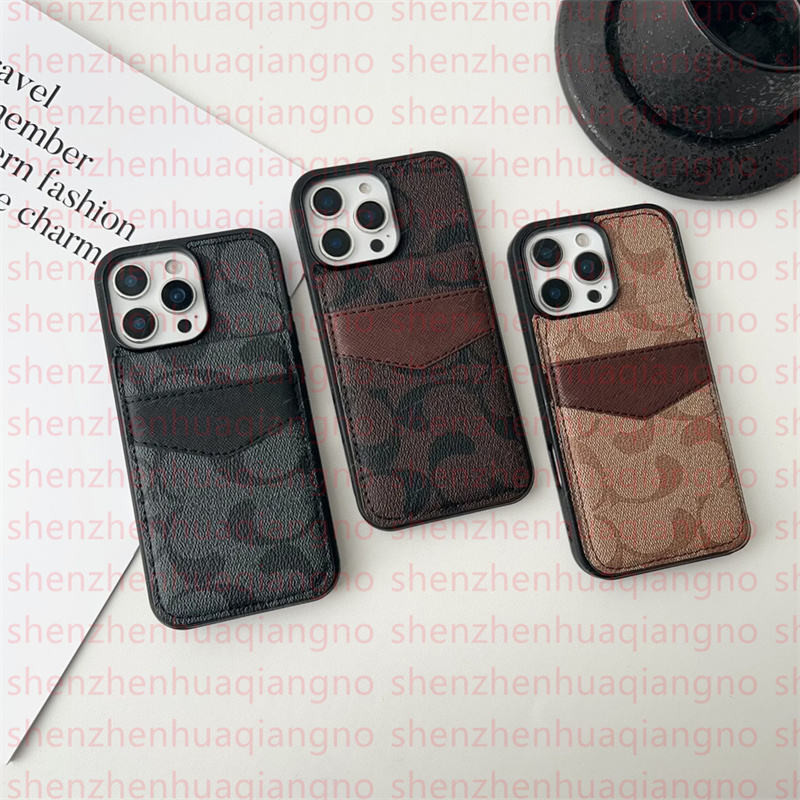 Designer Phone Case for iPhone 17 Pro Max 16 Promax 15 14 13 12 15 Plus 16 Plus Samsung Galaxy S26 Ultra s25 s24 s23 s22 Case Card Holder Leather Flip Wallet Cell Phone Cases
