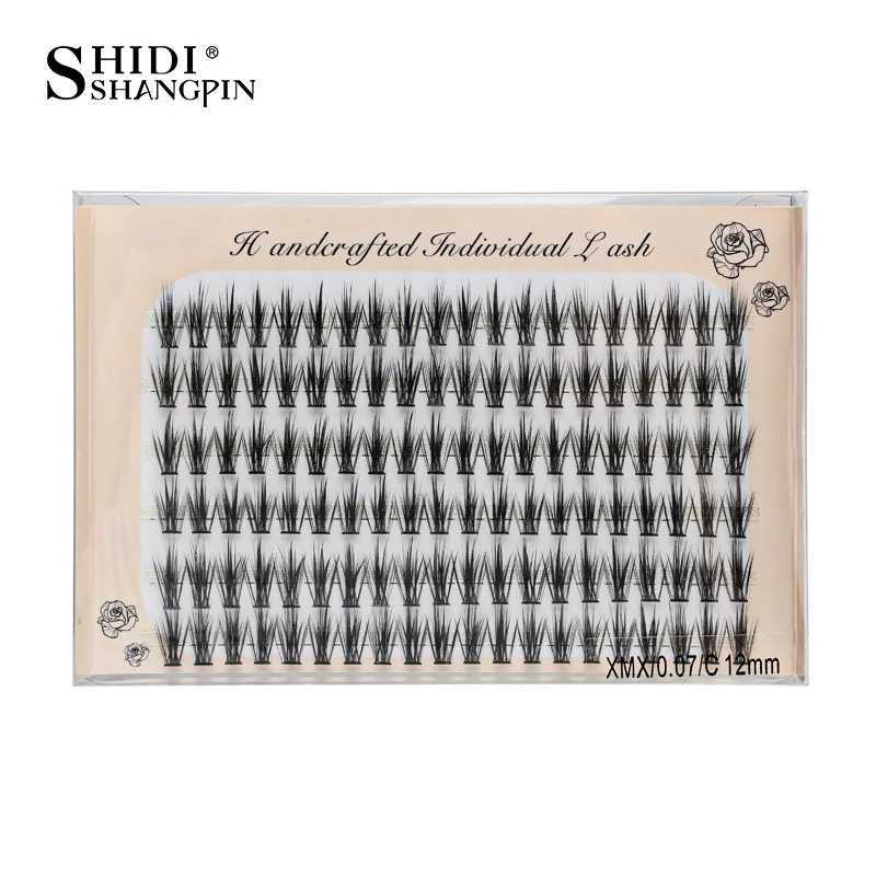 SHIDISHANGPIN Eyelashes 120 Bundles Individual Eyelash Russia Volume Eyelash Premade Fan False Mink Eyelash Mkae Up ToolT251223