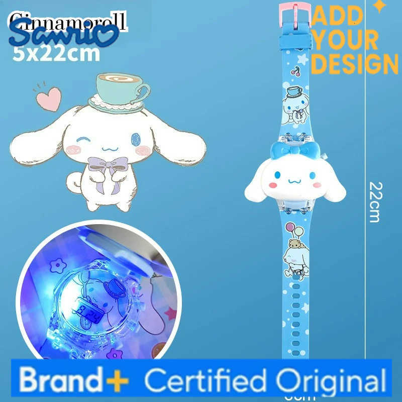 Sanrio Anime Hello Kitty Watch Kuromi Cinnamoroll with Music Silicone Strap Kawaii Wrist Watch My Melody Watch Birthday Gifts H251223