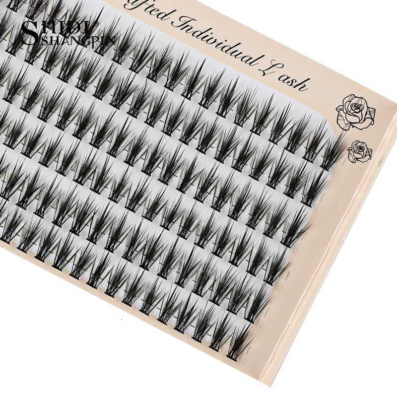 SHIDISHANGPIN Eyelashes 120 Bundles Individual Eyelash Russia Volume Eyelash Premade Fan False Mink Eyelash Mkae Up ToolT251223