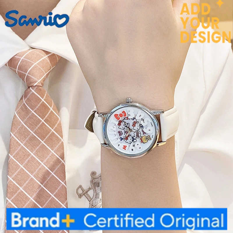 Sanrio Hello Kitty Womens Watch fashionable luminous waterproof quartz watch for girls and students gift 2130 H251223