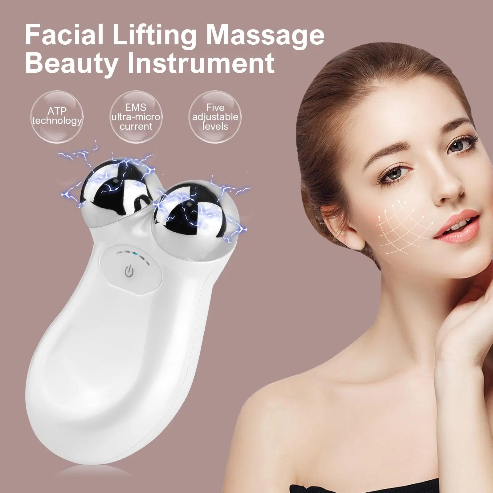 Microcurrent Facial Device - Electric Face Toning for Face Neck for Mother Companion - Handheld Skin Care Device 251211
