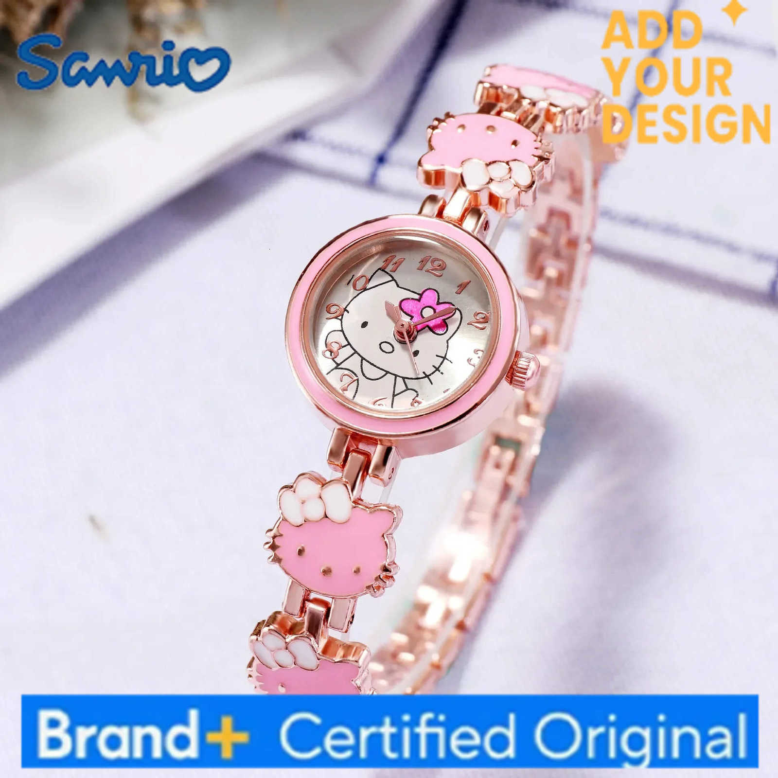 Sanrio women Watch Hello Kitty Watch Female Student Sweet Bow Girl friends Gift High quality womens quartz watches H251223