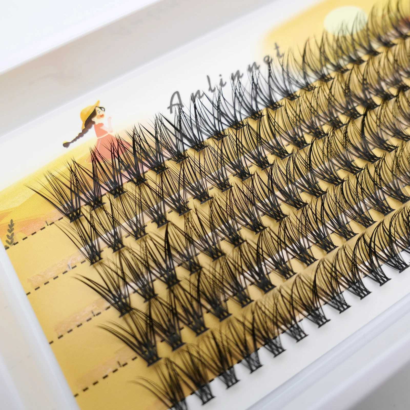 100 clusters of mink eyelashes extended natural eyelashes 20D/30D/40D/50D personal eyelash clusters makeup eyelash extensionT251223