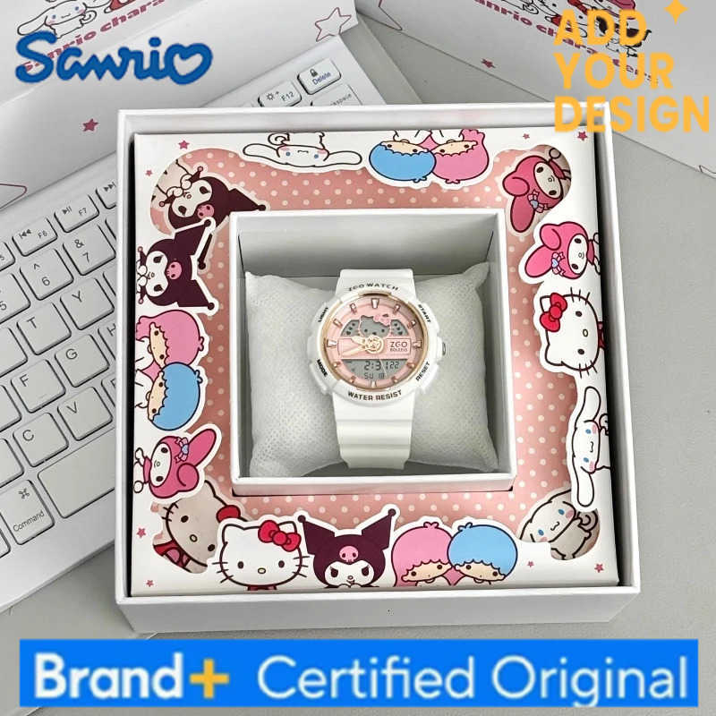 Sanrio Student Watch For Women - Cinnamon Dog Wristwatch Sports Waterproof Multifunction Digital Timepiece Halloween Gift H251223