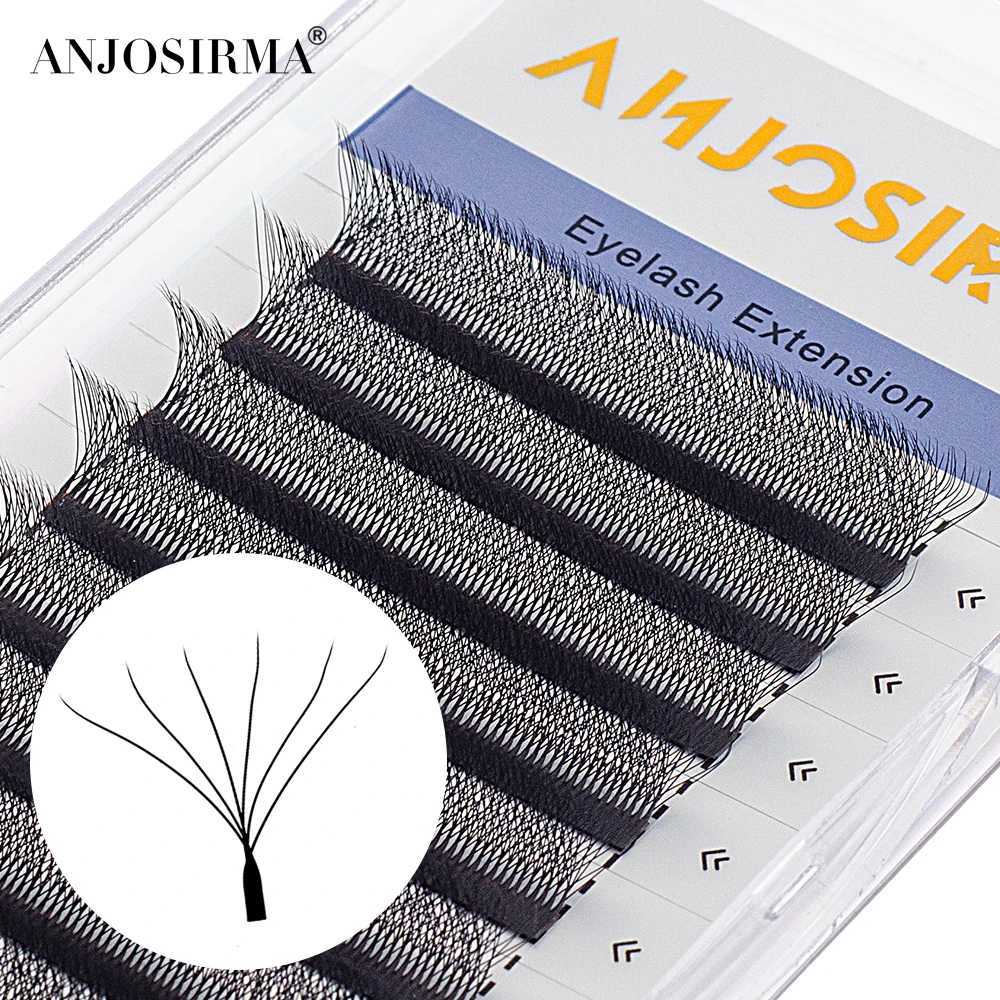 ANJOSIRMA 3D 4D 5D 6D W Shaped Eyelashes Extension Natural Soft Professional False Eyelashes Fans Premade Volume C/D/DD CurlT251223