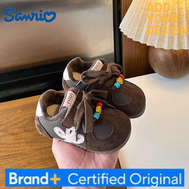 Sanrio Children Shoes Fashion Style Versatile Kids Casual Shoes Warm Cotton Childrens Single Shoes2 025 Winter Cozy Snow Boots H251223