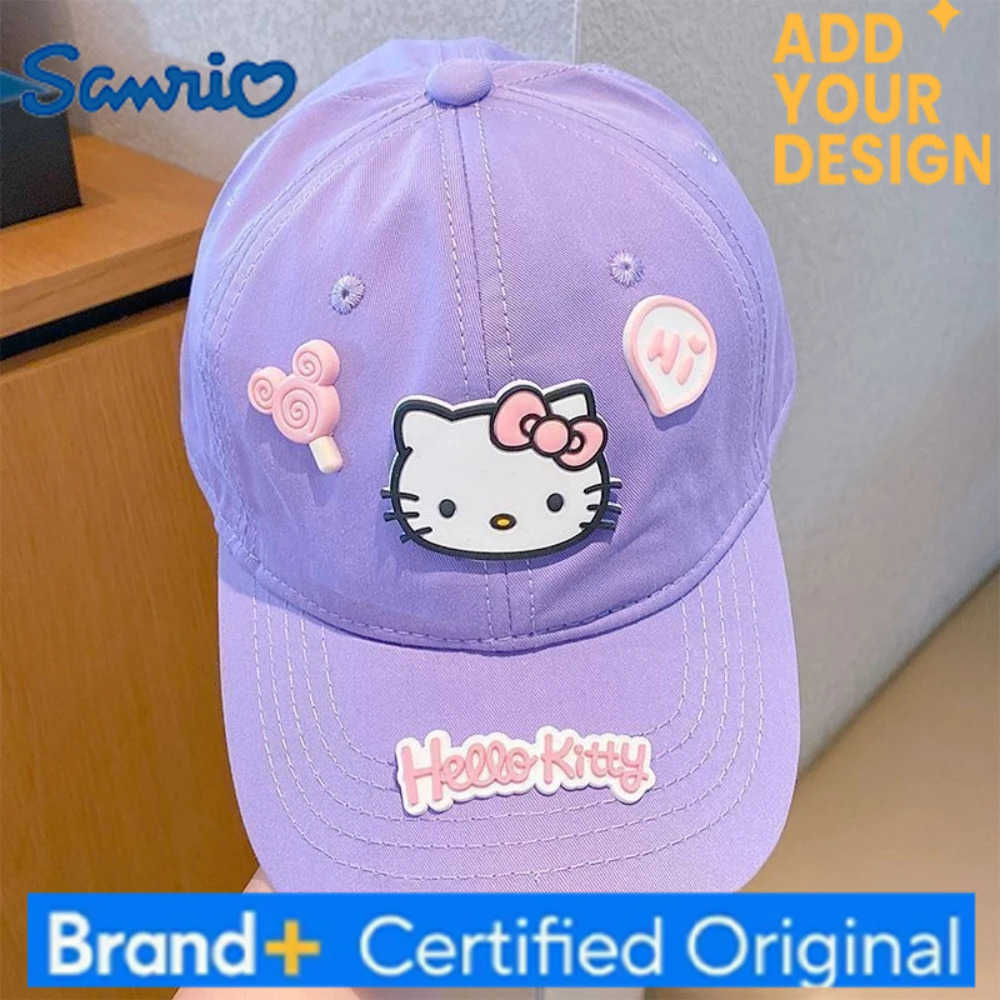 Sanrio Hello Kitty Cute Cartoon Kids Baseball Cap Duckbill Cap Adjustable Sun Hat Spring Summer Boys Girls Fashionable Hat Gifts H251223 - view 4
