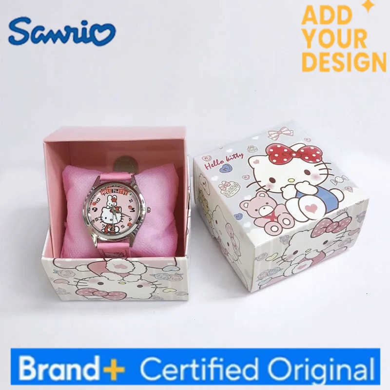 Sanrio Watch Kuromi My Melody Cinnamoroll Pompompurin Quartz Watch Holiday Birthday Children Pointer Watch Girl Kids Gifts Toy H251223