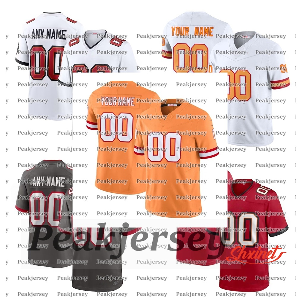 Baker 6 Mayfield Tom 12 Brady 2025 Salute Football Jerseys Mike Evans Emeka 2 Egbuka Bucky Irvin Chris Godwin Jr. Vita Vea Mens