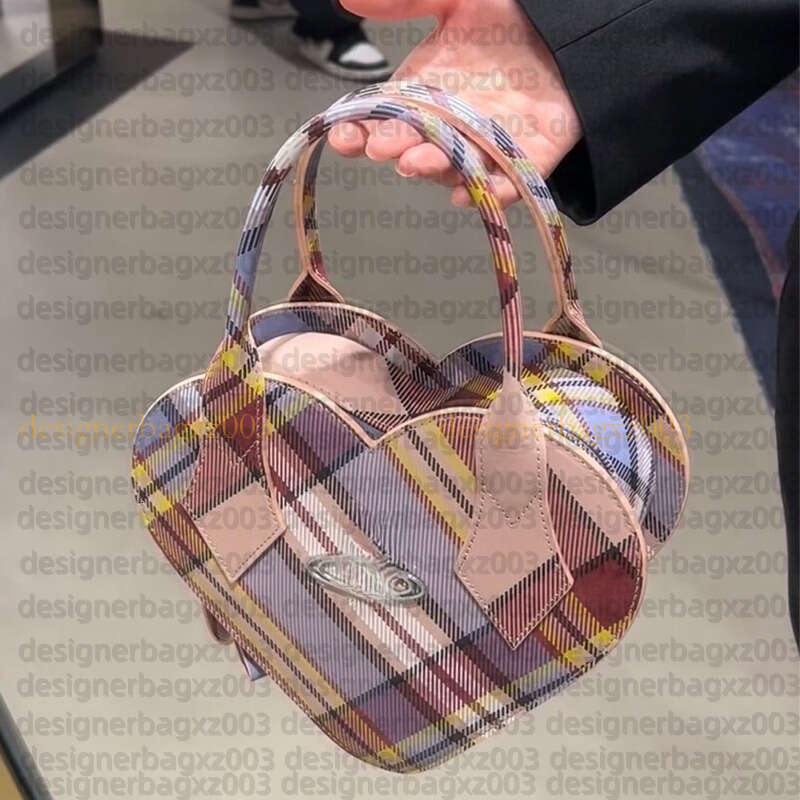 Vivennens Vivenes West Wood Bag Designer Bag Saturn Pattern Bag Luxury Handbag Single Shoulder Underarm Bag New Chain Planet Bowling Ball Wallet Women