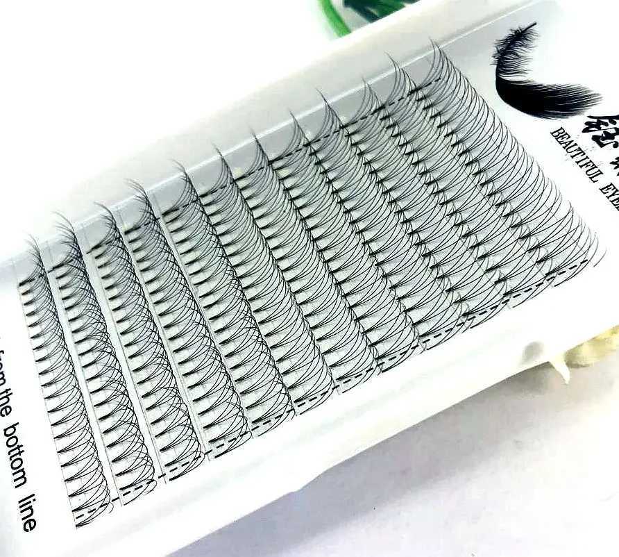 HBZGTLAD 3D-10D Russian Volume Eyelashes Extension Short Stem Pre made Fans C/D curl Mink Lash Eyelash Individual ExtensionsT251223
