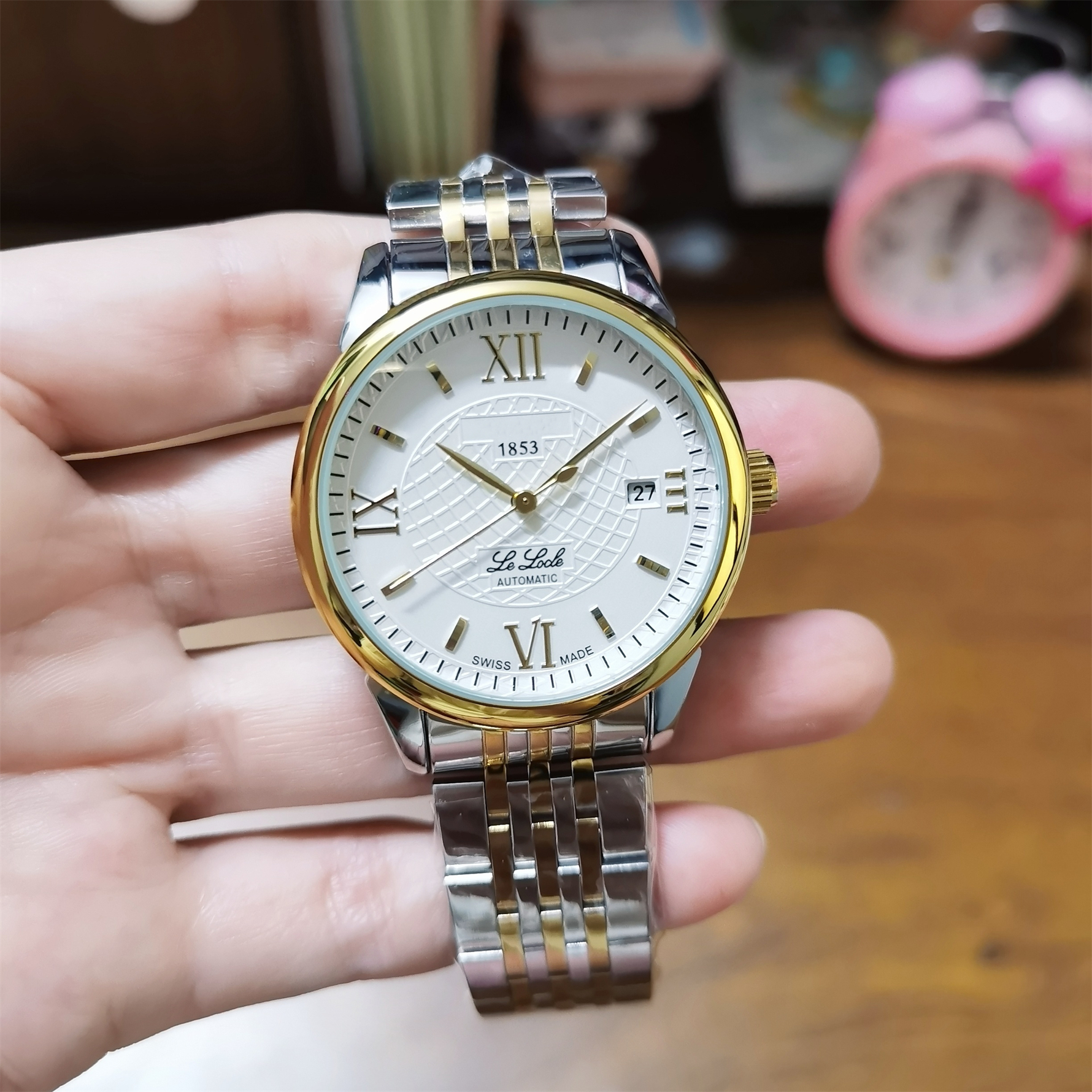 New Mens le Locle 1853 Watches Automatic Mechanical movement watch Stainless Steel Super Luminous Wristwatches women men waterproof watch montre de luxe #267