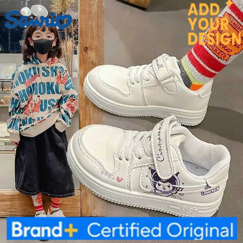 Sanrio Kuromi Childrens Sneakers Teen Outdoor Shoes Girls Cinnamoroll Casual Shoes Boys Soft Sole Sport Shoes School Shoes Kids H251223